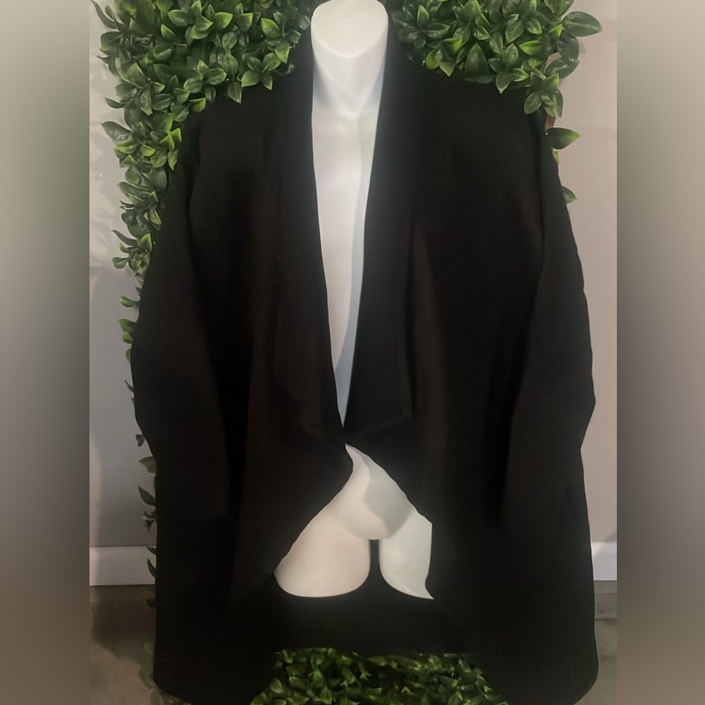 Black cardigan